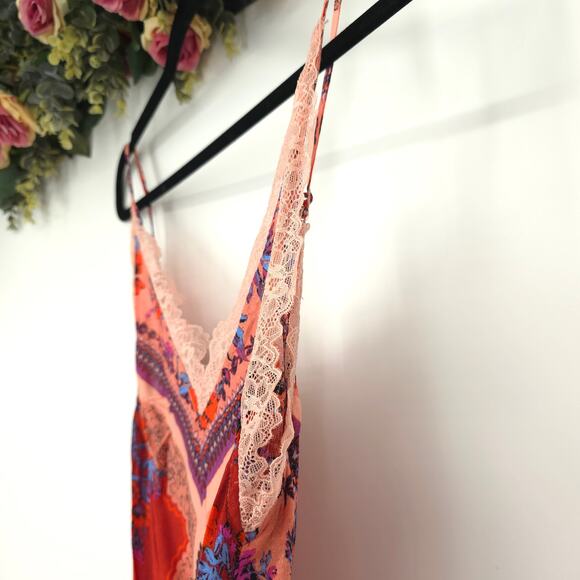 Free People Stevie Scarf Print Maxi Dress Size XS NWT - Picture 10 of 13